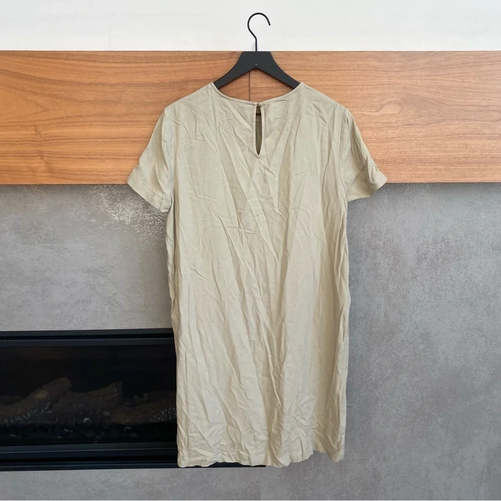 Jenni Kayne Crepe T-shirt Dress, Size L